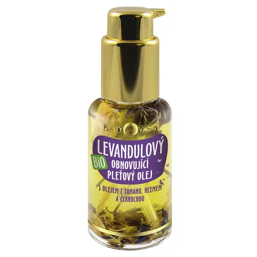 PURITY VISION Levanduľový hĺbkovo obnovujúci pleťový olej BIO 45 ml