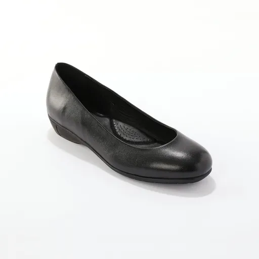 Kožené baleríny na kline