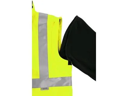 Pánska reflexná bunda LONDON, 5v1, žlto-modrá, vel. 3XL