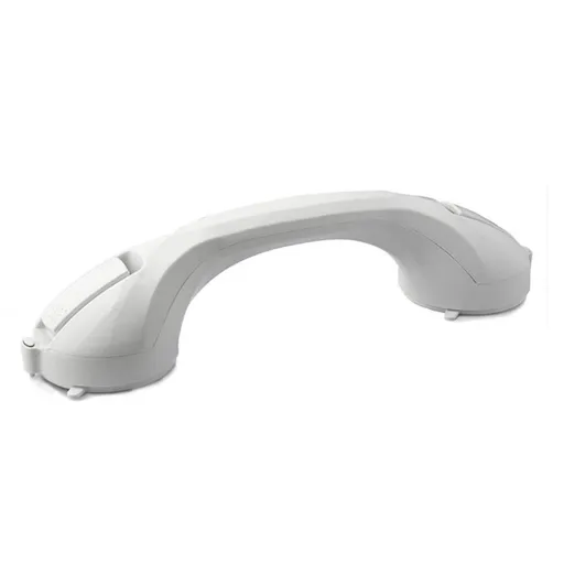 Spirella Držadlo do kúpeľne s prísavkami a indikátorom SAFE, biela, 40 cm