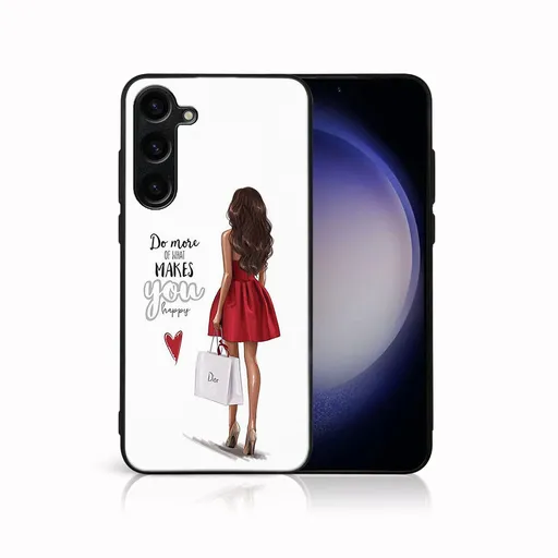 MY ART Ochranný kryt pre Samsung Galaxy S24 5G RED DRESS (137)