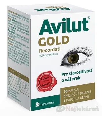 Avilut Gold Recordati 90 kapsúl