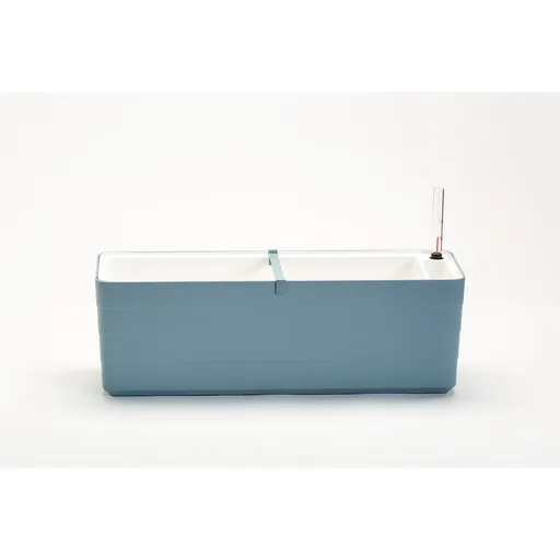 Plastia Samozavlažovací truhlík Berberis 60, sivomodrá + biela , 60 cm