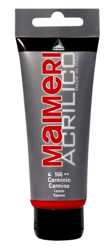 MAIMERI ACRILICO - Akrylové farby 166 - carmine, 0,2 L