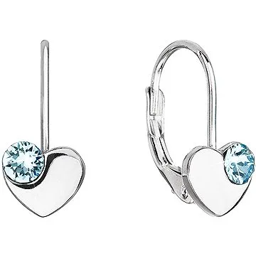 EVOLUTION GROUP 31299.3 aqua dekorované kryštálmi Swarovski (Ag 925/1000, 1,5 g) (8590962911558)