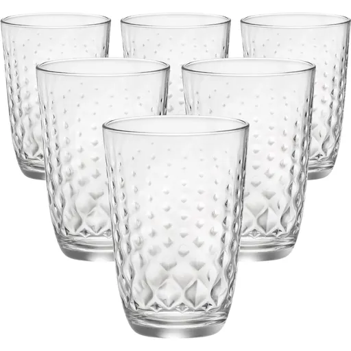 Bormioli Rocco 6-dielna sada pohárov Glit, 380 ml, 380 ml