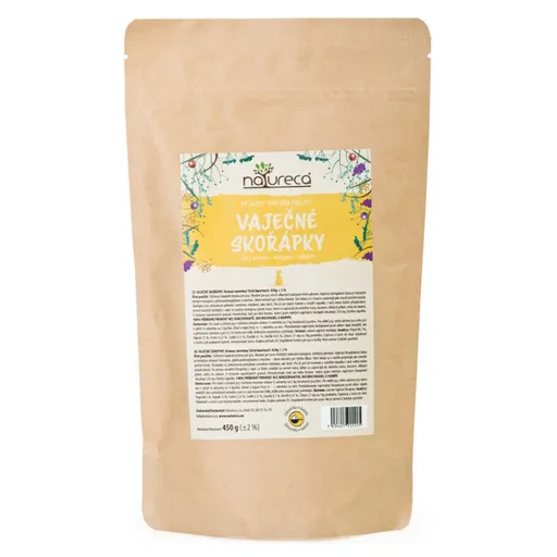 NATURECA Vaječné škrupiny sušené 450 g