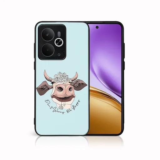 MY ART Ochranný kryt pre Realme 14 5G HAPPY COW (181)