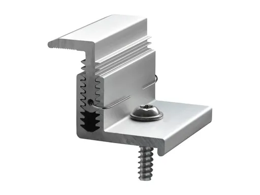 Nastaviteľný koncový úchyt strieborný 30-42,5mm - sada 4ks