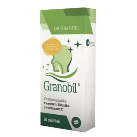 DR. GRANDEL Granobil pastilky s extraktom z lišajníka 20 kusov