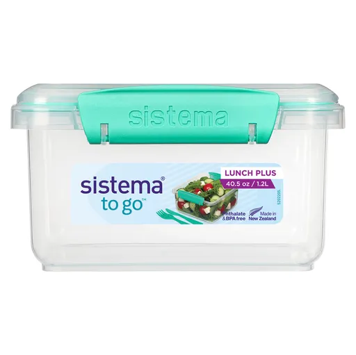 SISTEMA To Go Krabička na obed s príborom zelená 1,2 l
