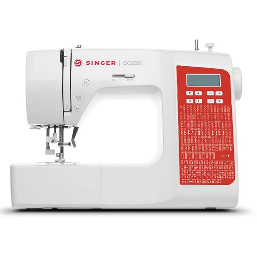 SC220-RD ŠIACI STROJ ČERVENÝ SINGER