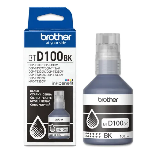 Brother BT-D100 BTD100BK čierna (black) originálna atramentová náplň