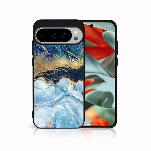 MY ART Ochranný kryt pre Google Pixel 9 Pro XL BLUE MARBLE (141)