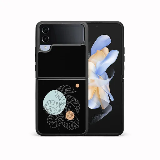 MY ART Ochranný kryt pre Samsung Galaxy Z Flip4 5G MONSTERA (194)