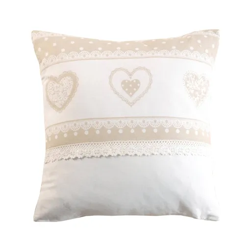 Vankúšik s potlačou srdca