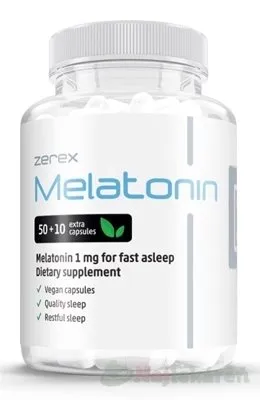 Zerex Melatonín 1 mg 60 kapsúl