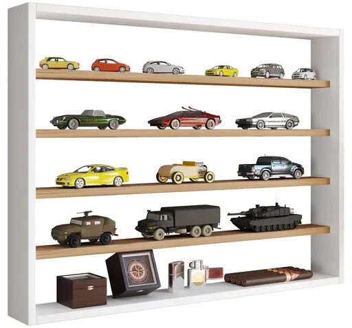 VCM Nástěnná police Osado L, dub medový