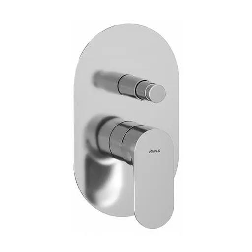 Ravak Eleganta sprchová a vaňová batéria vrátane podomietkového telesa chróm lesklý X070218