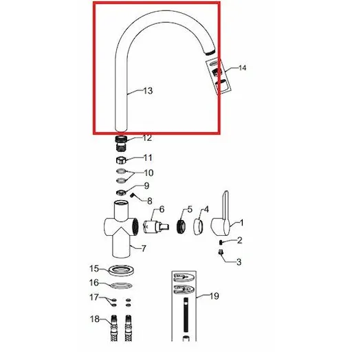 Ramienko Optima chróm NDSO18013