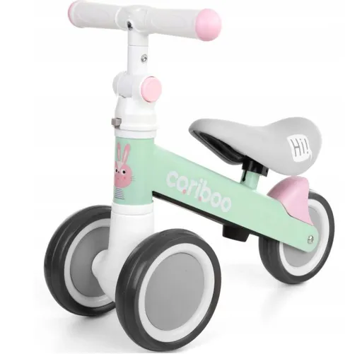 Odrážadlo MOVINO Cariboo® FRIENDS - už od 1 roka, mätovo-šedé