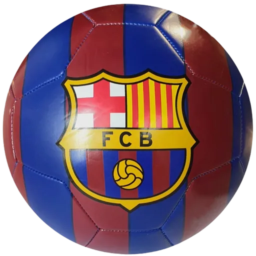 Futbalová lopta FC Barcelona veľ. 5, červeno-modrý