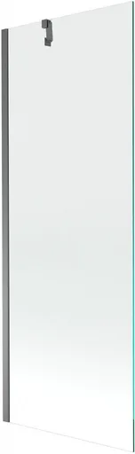 MEXEN/S - Next vaňová zástena FIX 70 x 150, transparent, grafit metal 895-070-000-00-00-95