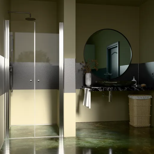 H K - Sprchové dvere PURE D2 80 dvojkrídlové 76-81 x 190 PURED280