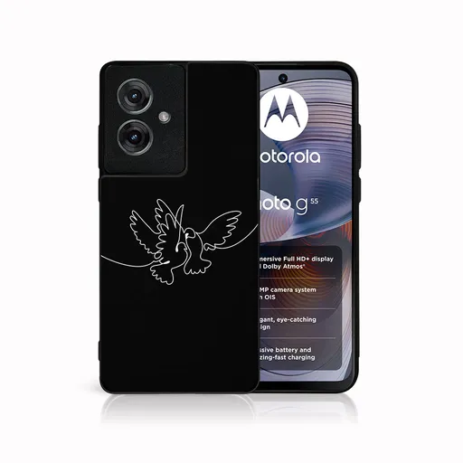 MY ART Ochranný kryt pre Motorola Moto G55 5G WHITE DOVE (195)