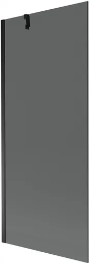 MEXEN/S - Next vaňová zástena FIX 80 x 150, grafit, čierna 895-080-000-00-40-70