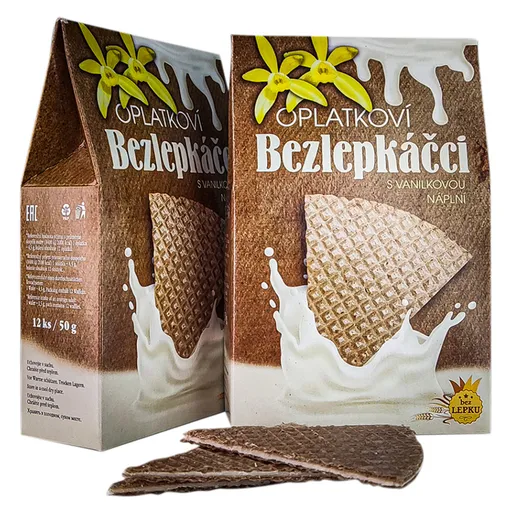 PURAVITA Kúpeľné oblátky bezlepkáčikovia vanilkové 12 kusov