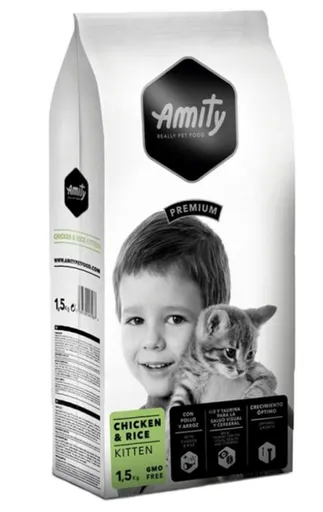 Amity CATS Premium KITTEN Chicken and Rice granule pre mačiatka s kuraťom a ryžou 1,5kg