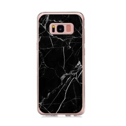 PROTEMIO MY ART obal Samsung Galaxy S8 BLACK MARBLE (142)