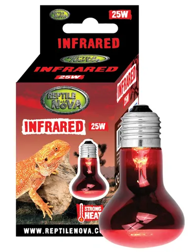 REPTILE NOVA infračervená žiarovka UVA vyhrievacia do terária 25W