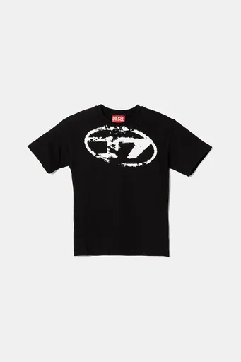 Detské bavlnené tričko Diesel TBOXTN14 OVER T-SHIRT