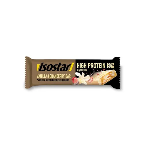 ISOSTAR Protein 30% bar tyčinka vanilka s brusnicami 55 g