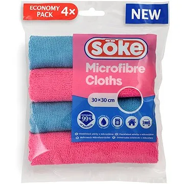 SÖKE utierka z mikrovlákna 4 ks (9001378441915)