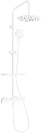 MEXEN/S - KT40 Sprchový stĺp s termostatickou batériou bielej 771504093-20