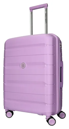 Veľký škrupinový kufor na kolieskach Enrico Benetti Montréal L Lilac