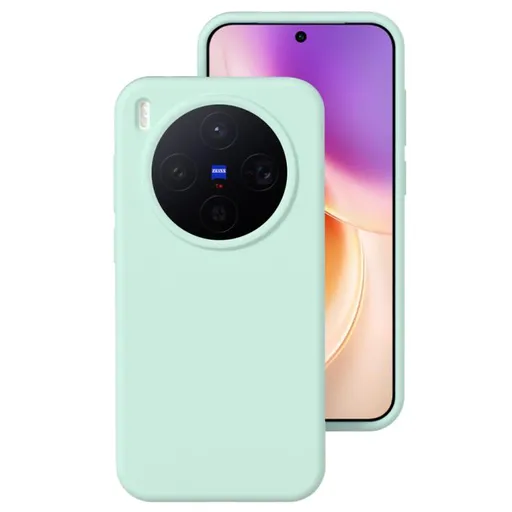 PROTEMIO LIQUID SILICONE Kryt pre Vivo X300 svetlozelený