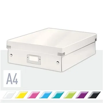 Leitz WOW Click & Store A4 28,1 x 10 x 37 cm, biela (60580001)
