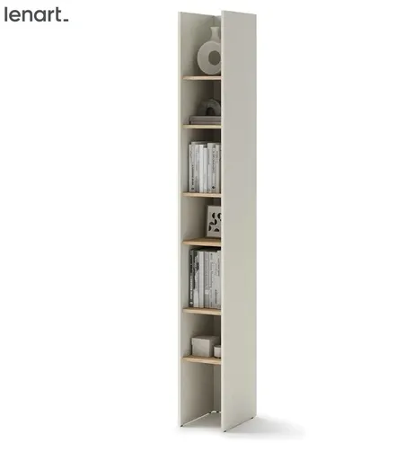 Dig-net nábytok Regál Lenart BED CONCEPT BC-24 | kašmír / dub nagano