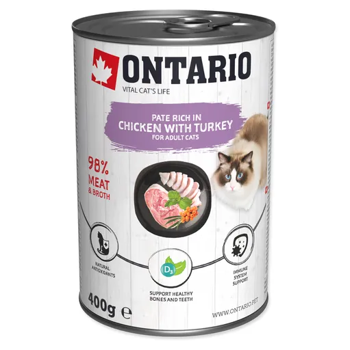 ONTARIO Konzerva kuracie päty s morkou 400 g