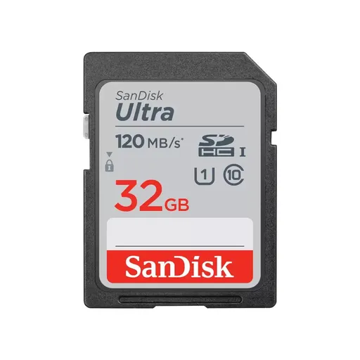 SanDisk SDHC karta 32 GB Ultra (R:120/W:120 MB/s, UHS-I, C10)