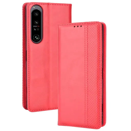 BUSINESS Peňaženkový kryt pre Sony Xperia 1 IV 5G červený