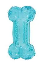 Hračka pre psov kosť BONE TPR POP 14cm tyrkysová Zolux