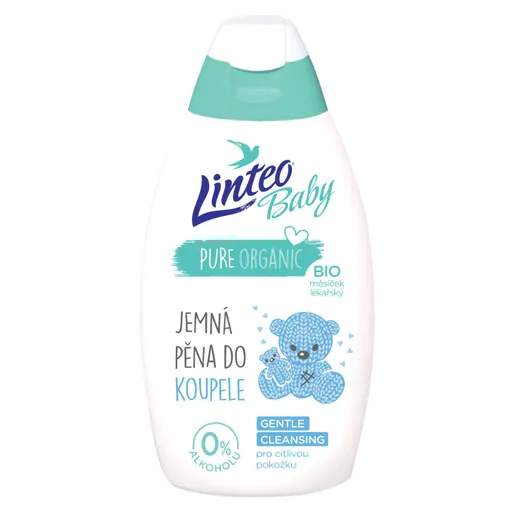 LINTEO Baby Pena do kúpeľa s Bio nechtíkom lekárskym 425 ml
