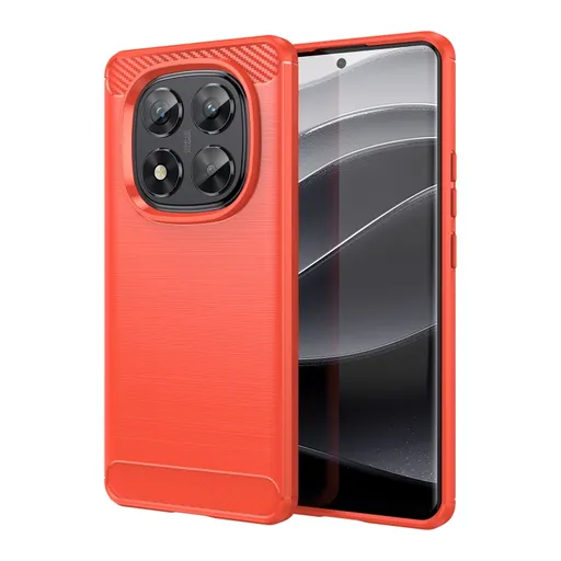 FLEXI TPU Ochranný kryt Xiaomi Redmi Note 14 Pro 5G / Poco X7 červený