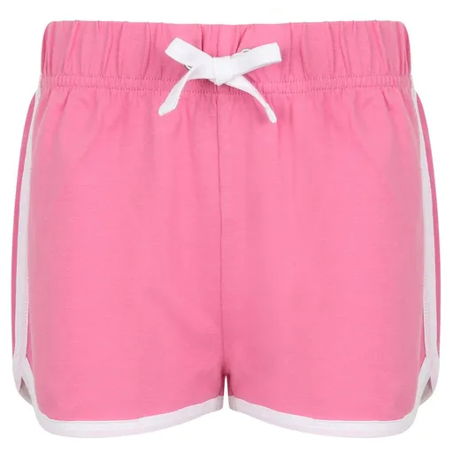 SF (Skinnifit) Detské retro šortky - Jasnoružová / biela | 9-10 rokov