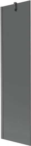 MEXEN/S - Next vaňová zástena FIX 50 x 150, grafit, grafit kartáčovaná 895-050-000-00-40-66